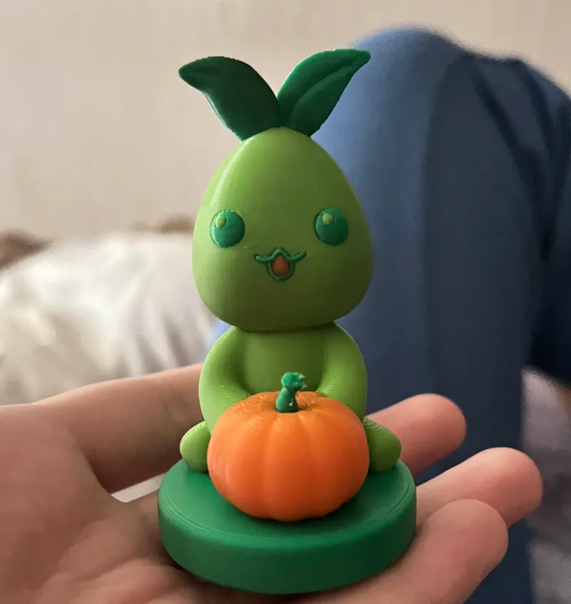 pumpkin harvesting Mokoko figurine lost ark MMORPG