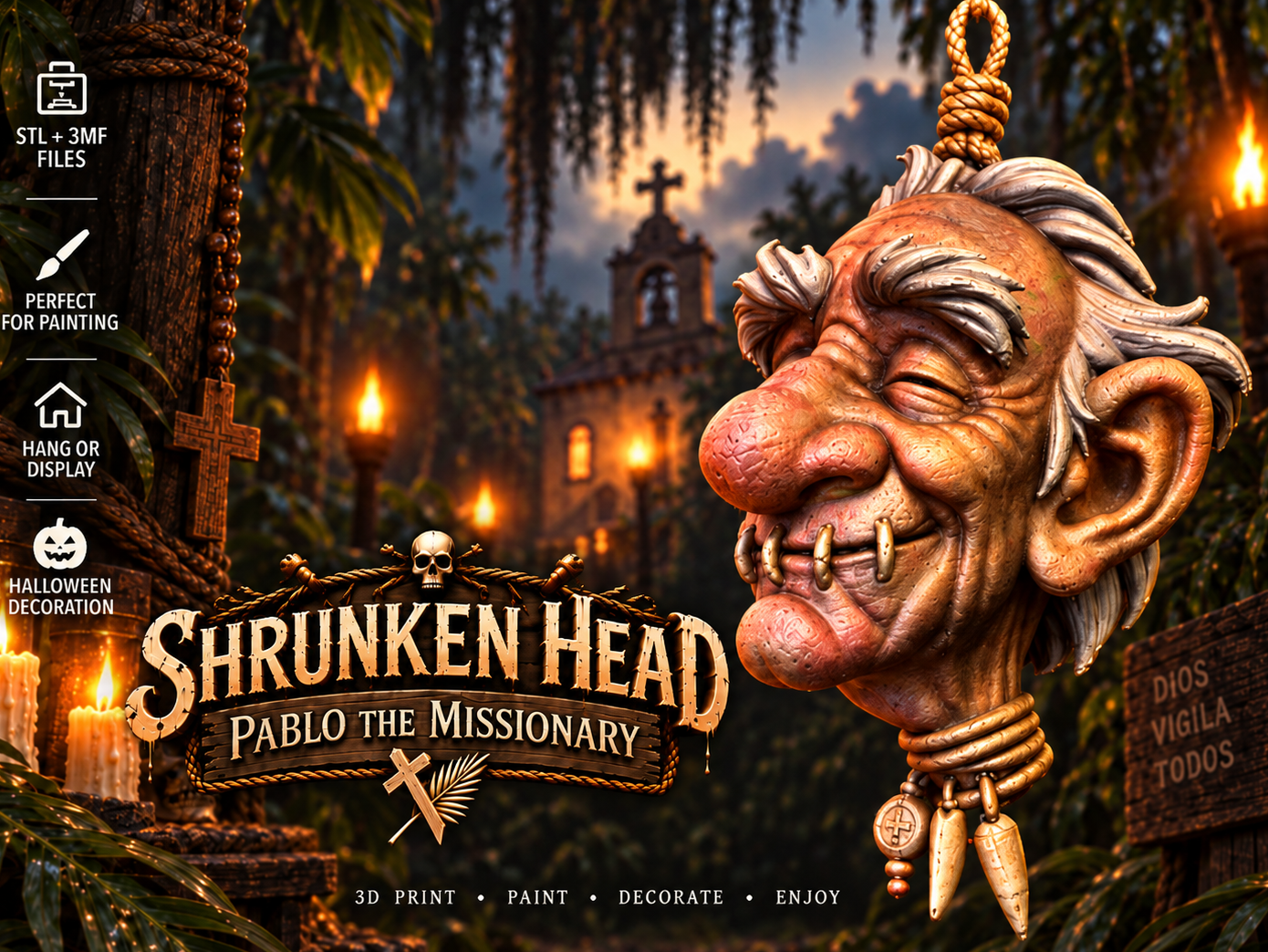 Pablo the Missionary – Shrunken Head | Halloween - 1