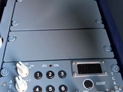 Airbus A320 Pedestal blank - Light Ctrl CPT & FO