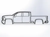Déco murale 2D Chevrolet Silverado — photo 1