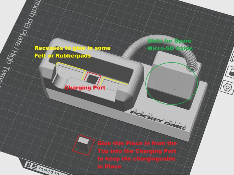 Ayaneo Pocket DMG Stand with Charging Port