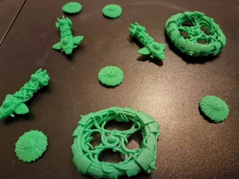 Last Light Spaceships - Green theme