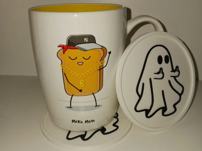 Posavasos fantasma (Dedo medio)