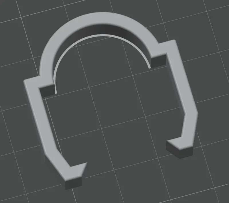 Folding Rolling Side Spool Holder Bearing Clip