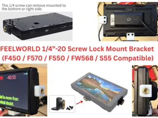 FEELWORLD 1/4 Inch Screw Lock Mount Point