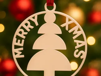 Addobbo natalizio con gancio per albero di Natale