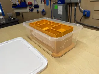Gridfinity 6×3 Base for Target Brightroom 6qt Bin