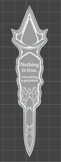 Nothing is true, everything is permitted