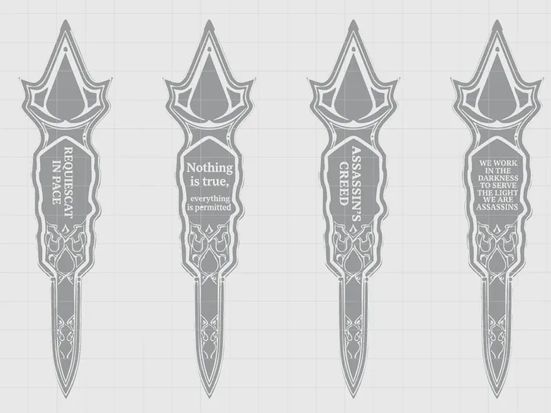 Assassin's Creed Bookmark