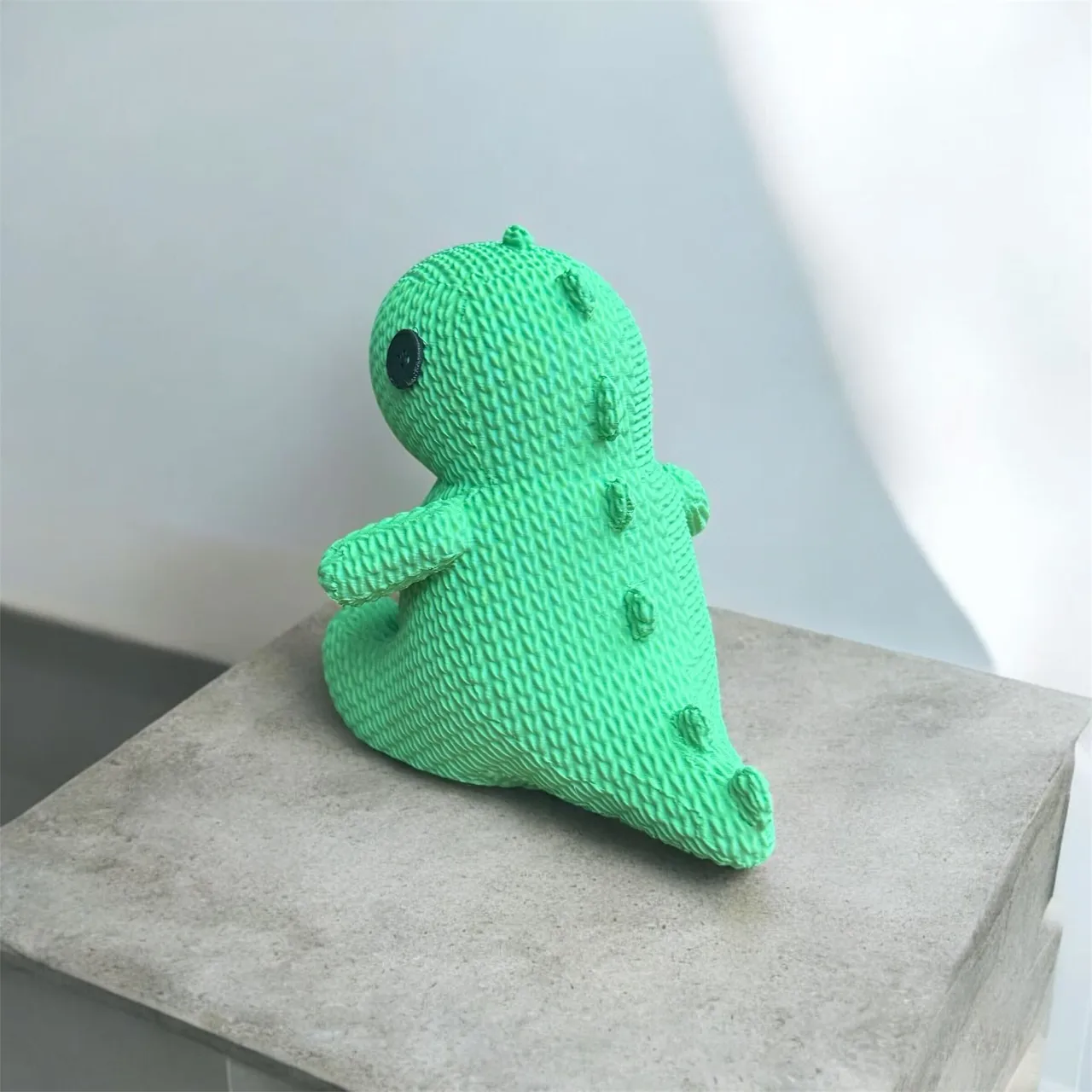 Cute Knitted Dinosaur view 2