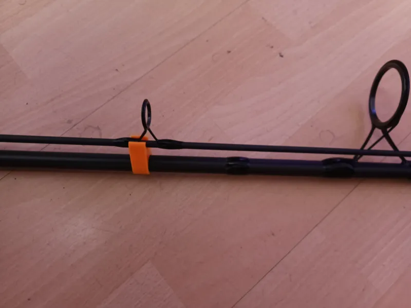 Fishing rod transport clips