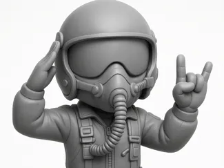 Top Gun Style Pilot Rock Sign