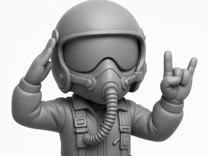 Top Gun Style Pilot Rock Sign