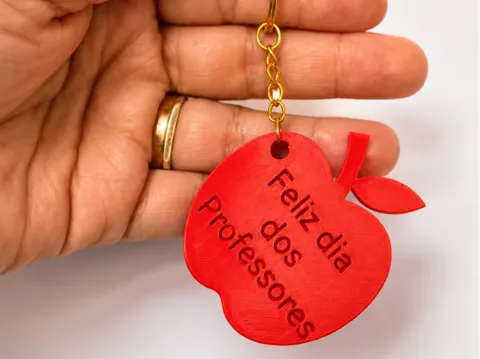 Llavero: Chaveiro dia dos professores — referencia de MakerWorld