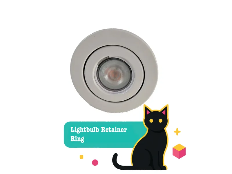 Random Lightbulb Ring Retainer
