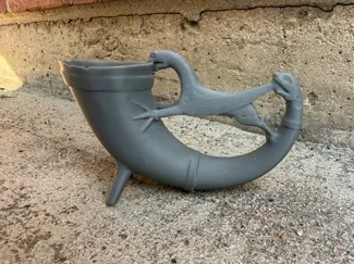 Medieval Drinking Horn — Griffin & Dragon