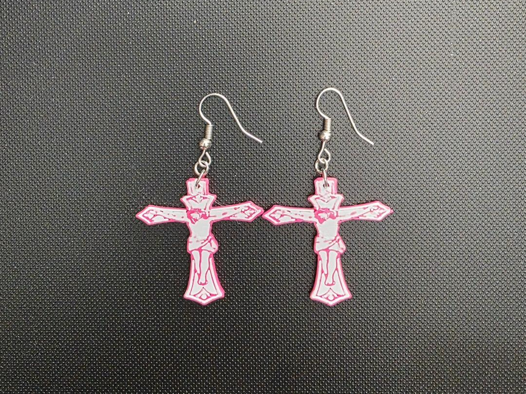Jesus on the Cross Earrings