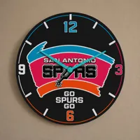 H2S- Series Fiesta Spurs Clock