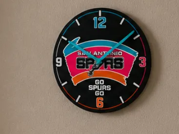 Fiesta Spurs Clock