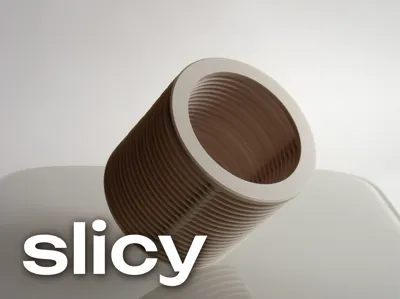Slicy — a parametric functional decor object 