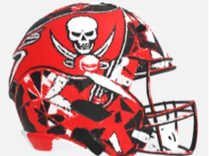 Buccaneers Mosaic Helmet