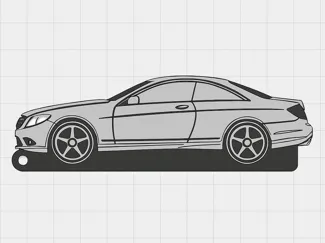Mercedes W216 CL550 Keychain