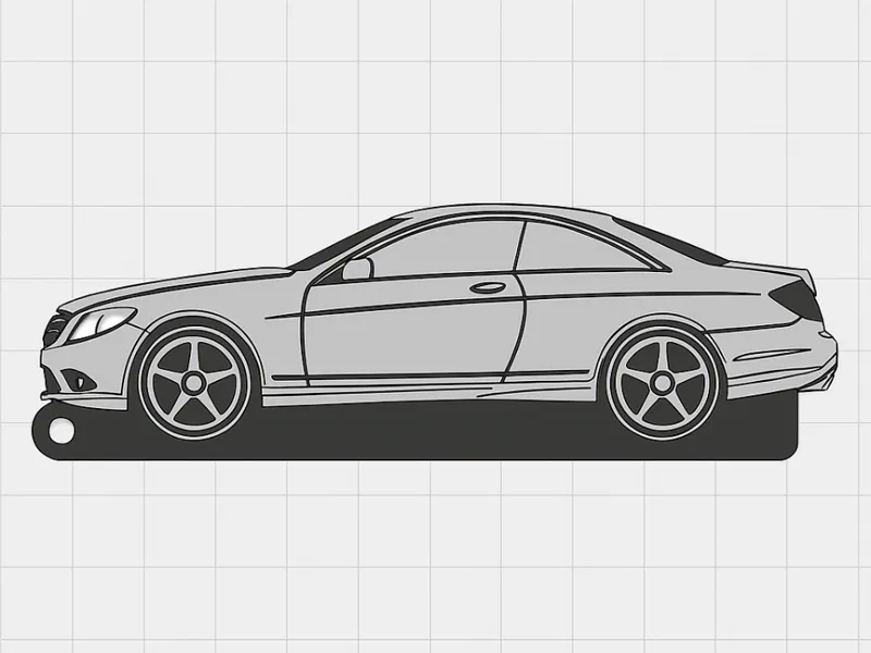 Mercedes W216 CL550 Keychain