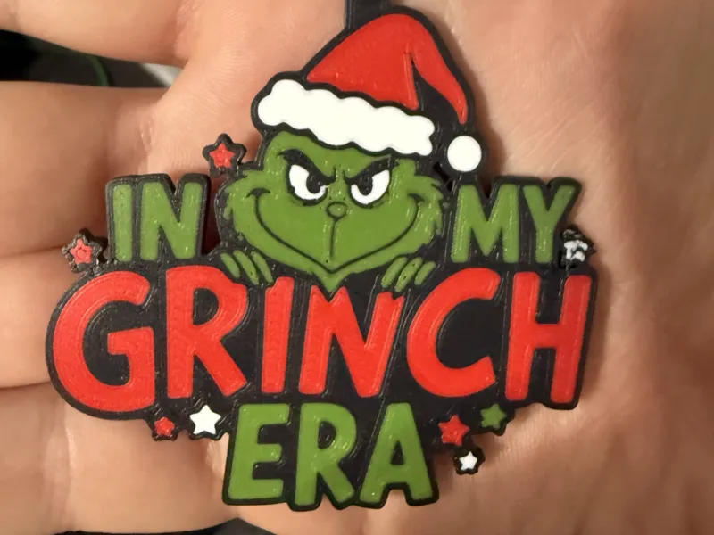 Grinch Christmas Ornament In my Grinch Era