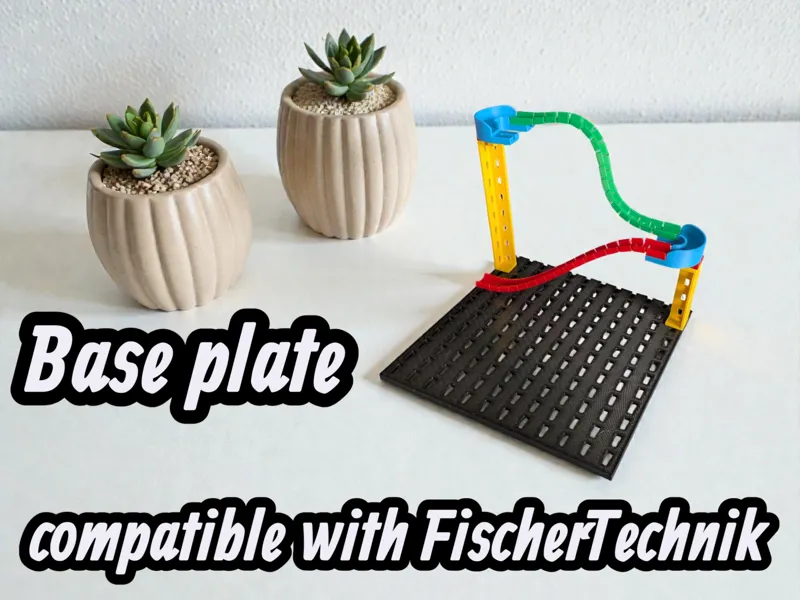 FischerTechnik kompatible Grundplatte 180x180mm