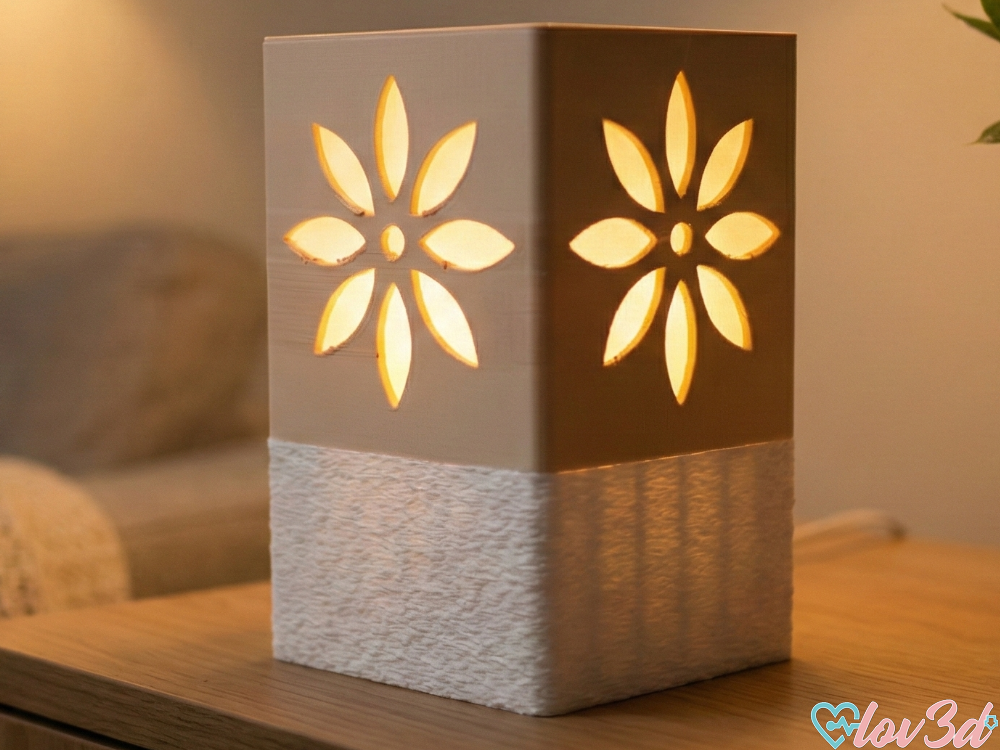 Floral Lantern - Tea Light Box