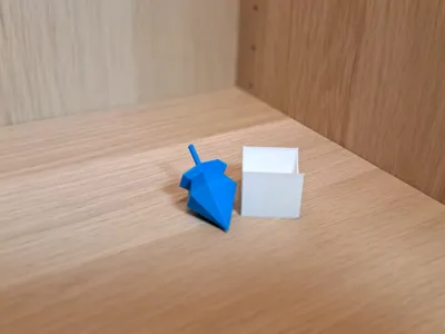 Spinning Top and Stand