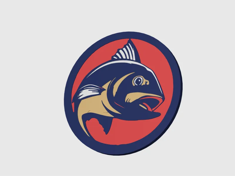 "Big Fish" Coaster