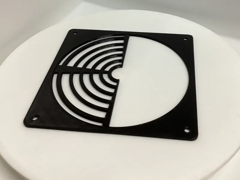 120mm Fan Cover - Half Grill Cover