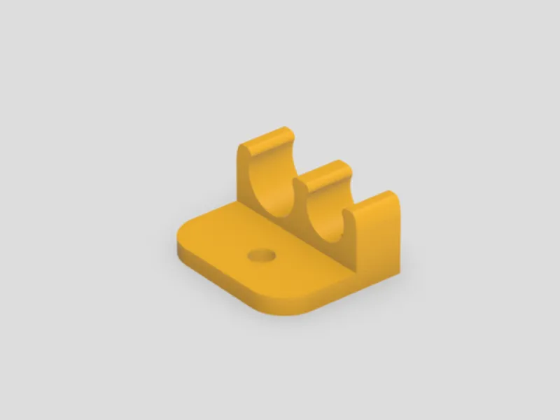 Wall Clip for AMS2 - PTFE Tube and Cable 