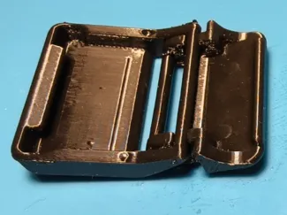 Lock of the case of the Jonnesway screwdriver set