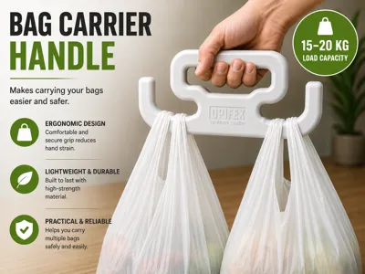 Ergonomic Grocery Bag Handle