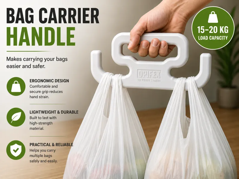 Ergonomic Grocery Bag Handle