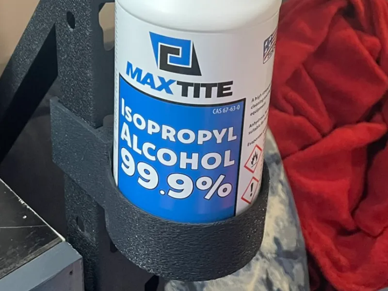 bottle holder for heavy duty shelving