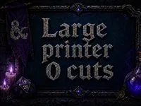 Large printer (No cuts)