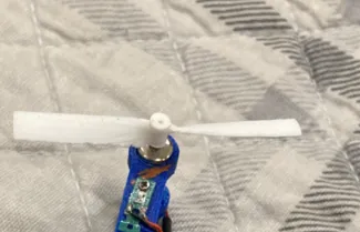 brushed motor proppeller with 1mm shaft