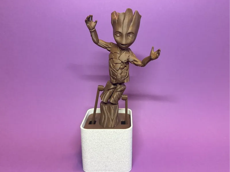 Dancing Groot – Mechanical 3D Printable Model