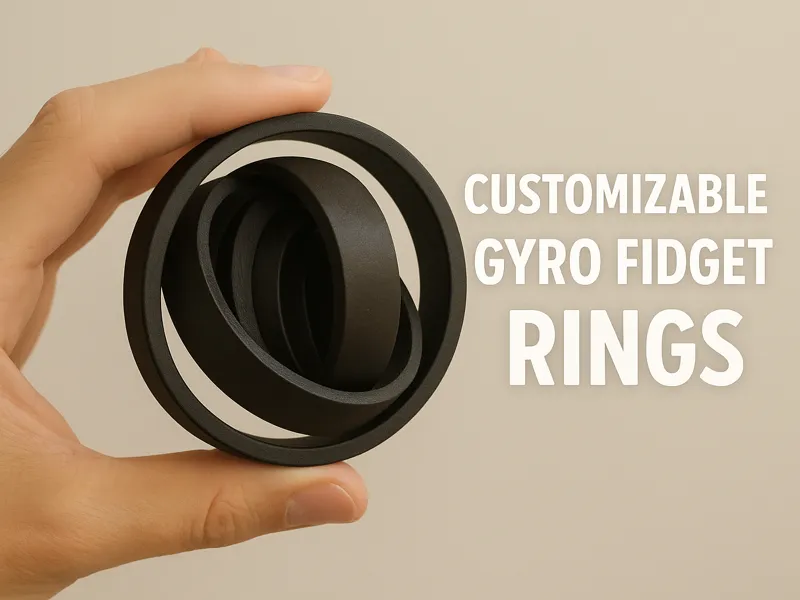 Customizable Gyro Fidget Rings