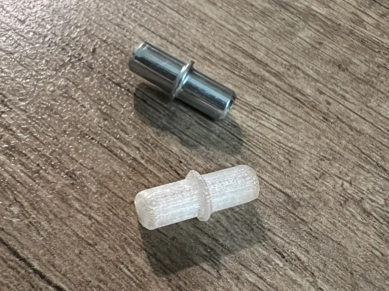 Strong Ikea shelf pin / dowel