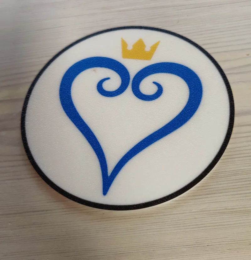 Kingdom Hearts Logo Coaster