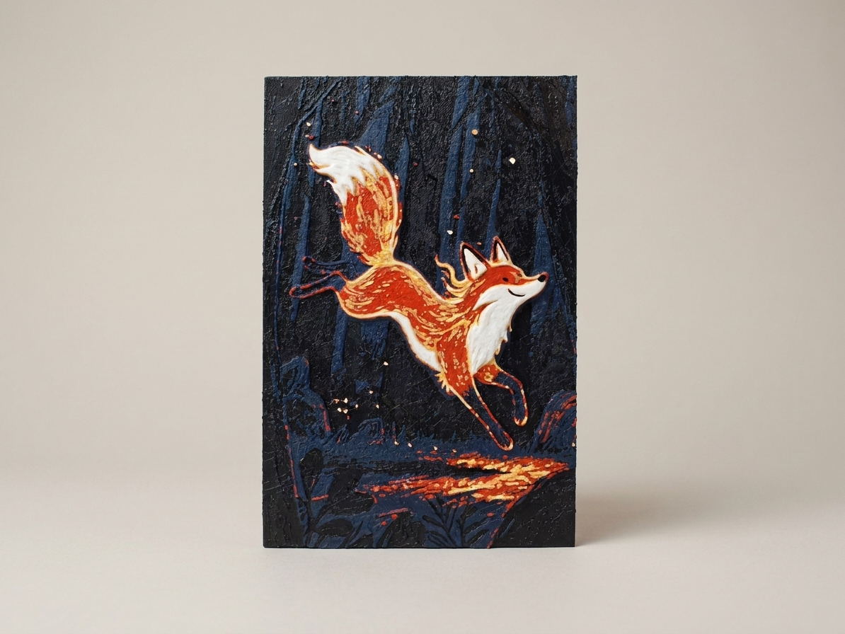 Forest Fox - Hueforge / 2D Art