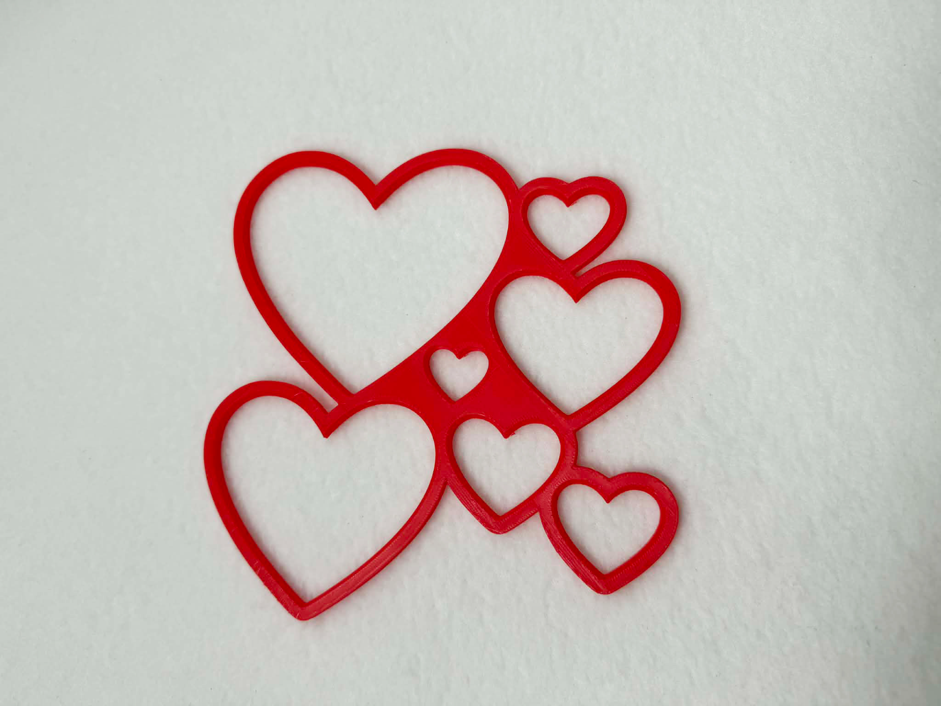 Multi-Size Heart Stencil