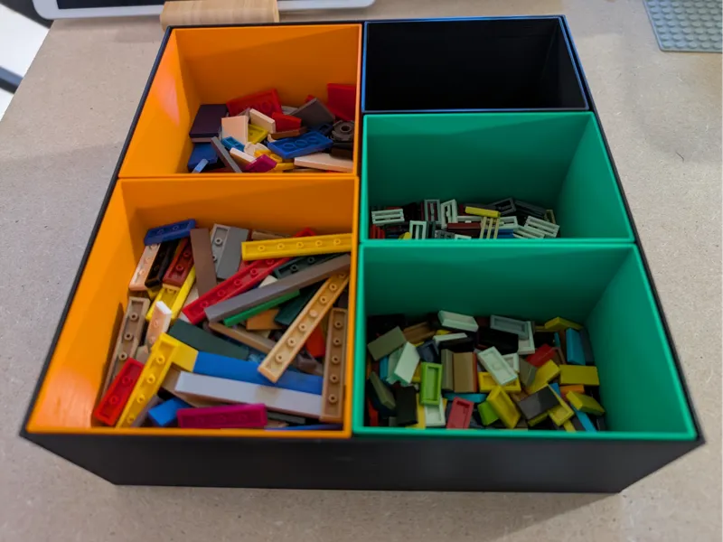 Storage organiser for Alex drawers (Ikea)