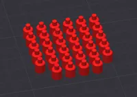 "Hits" (34 pegs), 0.2mm layers, solid concentric infill