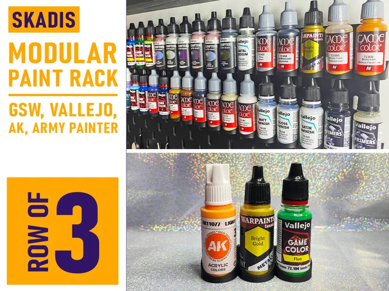 Skadis Modular Paint Rack - 3