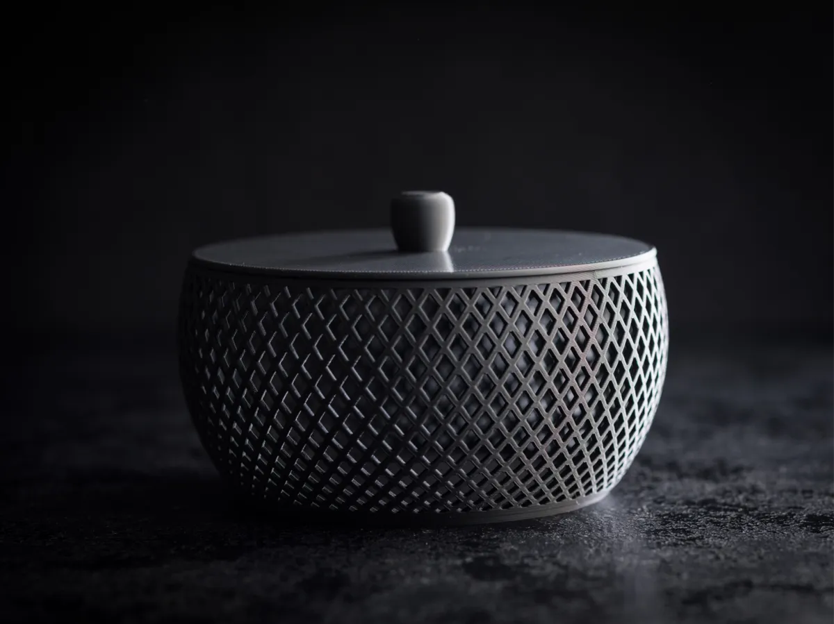 Mesh bowl with lid. - Free 3D Print Model - MakerWorld